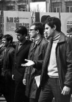 1968 Grigaliunas, Seselgis, Navickas, Martinenas Kaunas geguzes 1 demonstracija